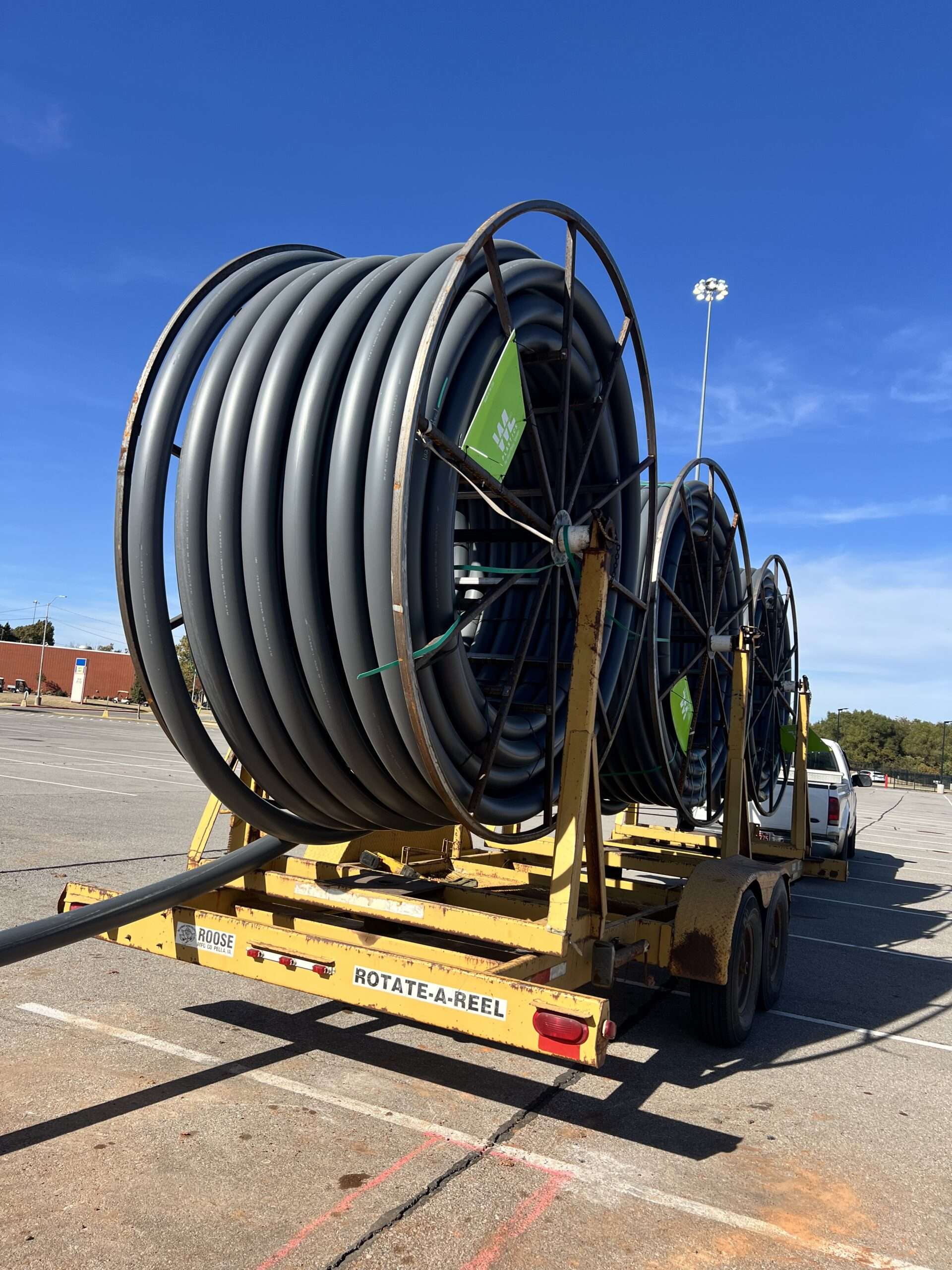 Directional drilling beneath a busy street in Oklahoma City
