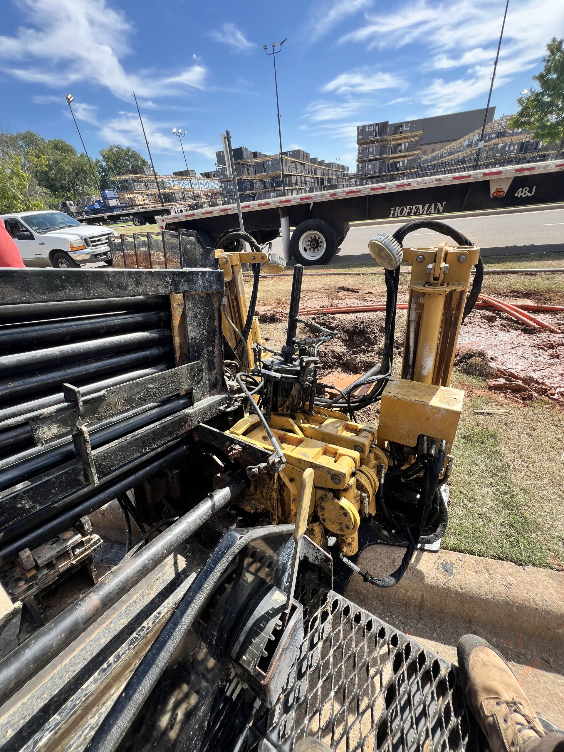 Directional drilling under a busy corridor in Oklahoma City